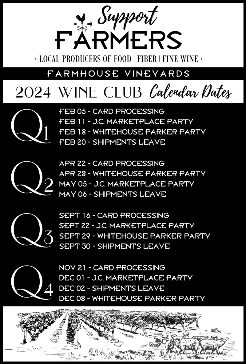 2024 Wine Club Calendar